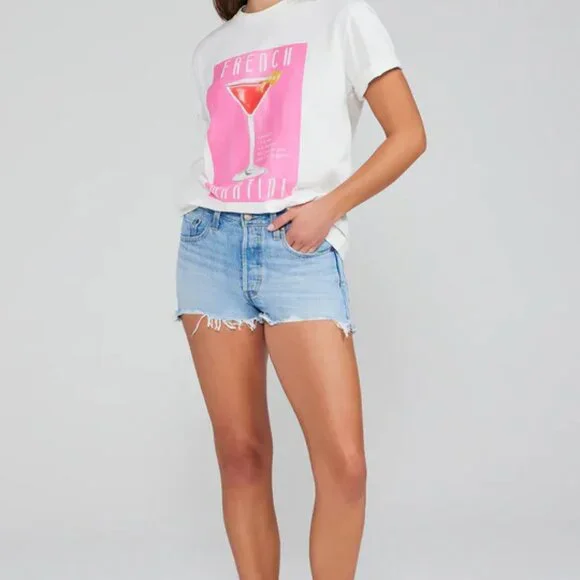 NEW! WILDFOX French Martini Ryan Top - White Size XXL - Picture 3 of 12